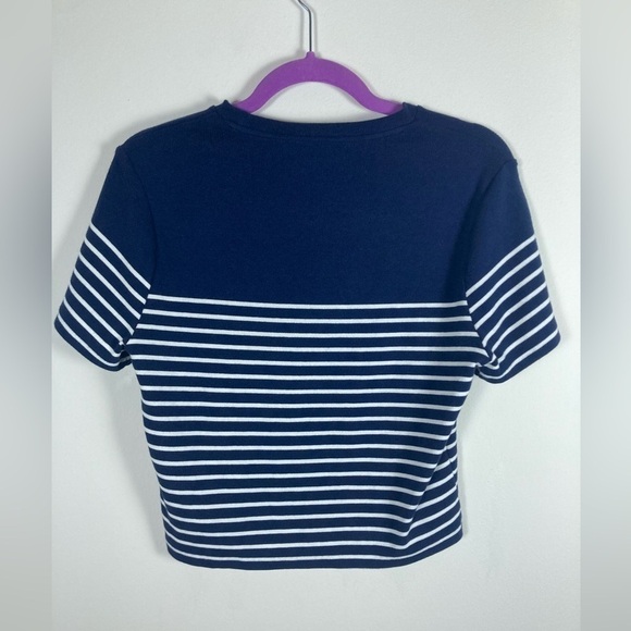 Ralph Lauren Polo Women Striped Top Nautical Colorblock Cropped XL NWT - Picture 4 of 5